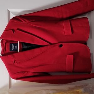 American eagle red blazer